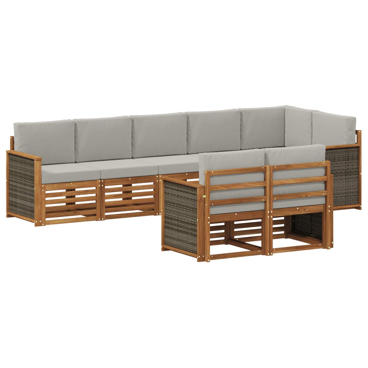 Sofa-Sets Massief Acaciahout is nu te koop bij PeponiXL, paradijselijk wonen!