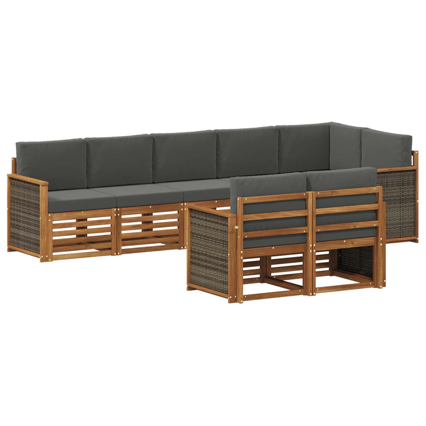 Sofa-Sets Massief Acaciahout is nu te koop bij PeponiXL, paradijselijk wonen!