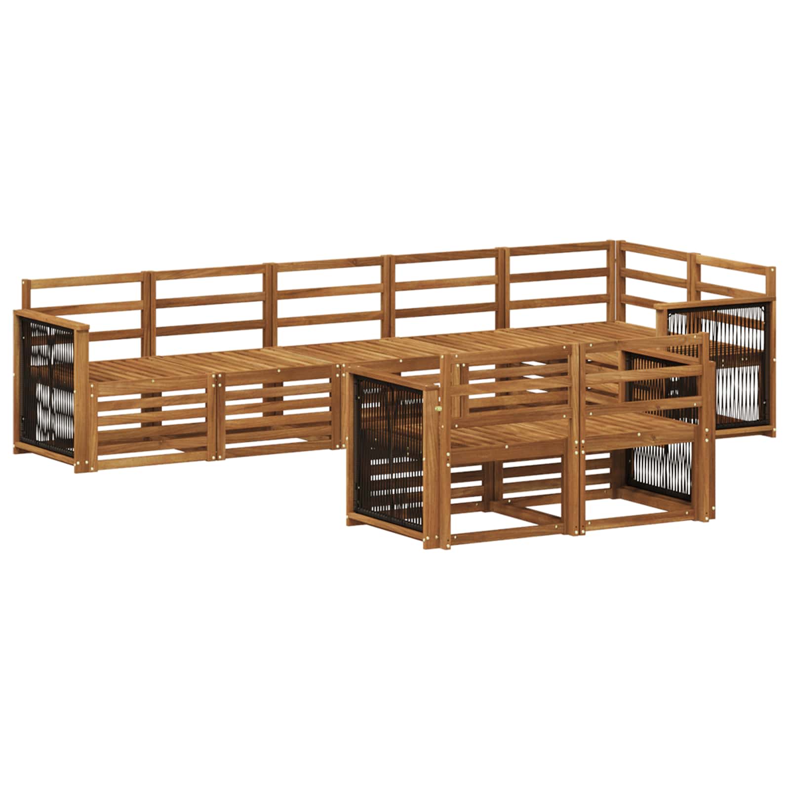 Sofa-Sets Massief Acaciahout is nu te koop bij PeponiXL, paradijselijk wonen!