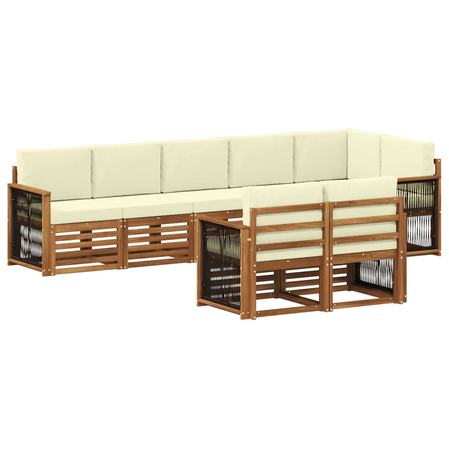 Sofa-Sets Massief Acaciahout is nu te koop bij PeponiXL, paradijselijk wonen!