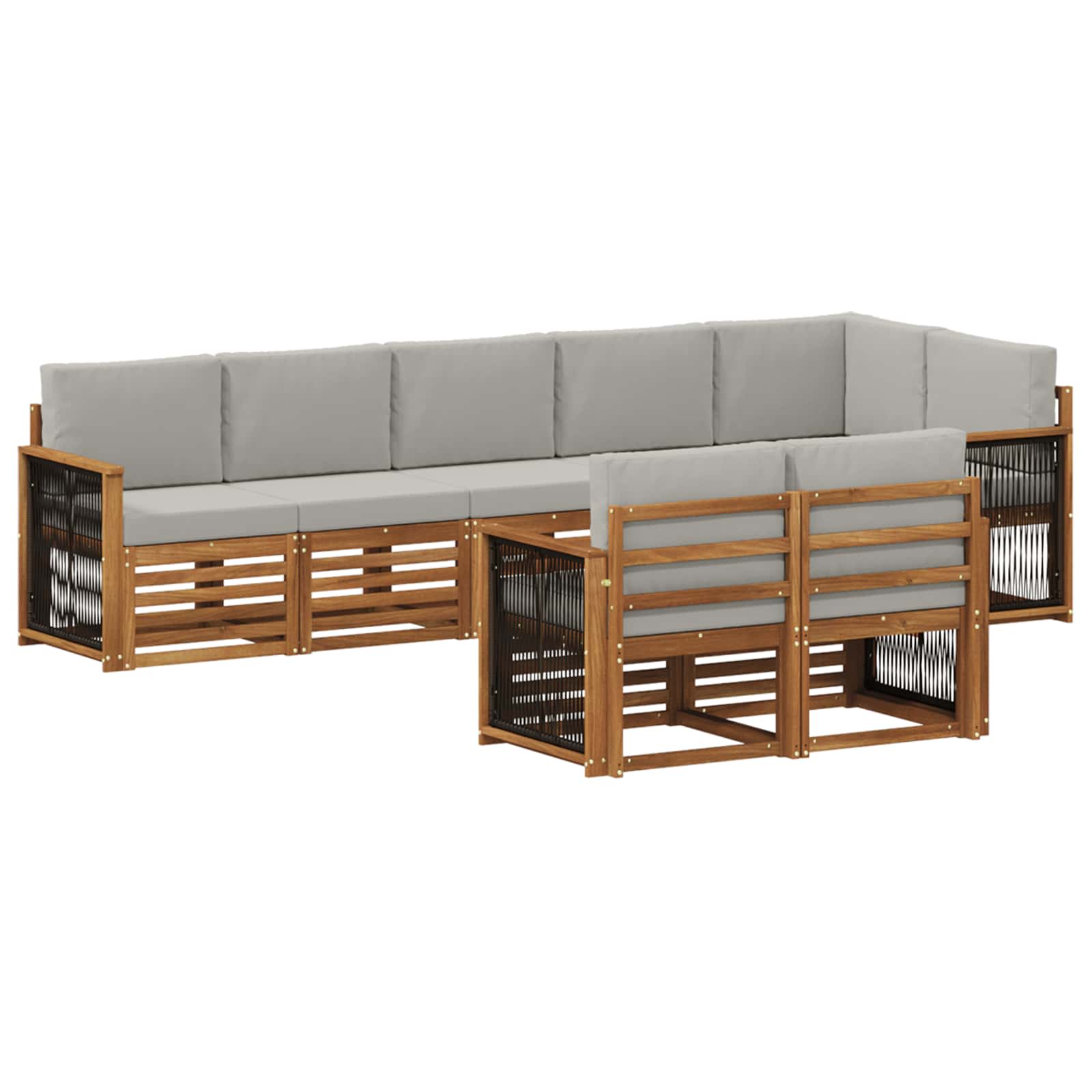 Sofa-Sets Massief Acaciahout is nu te koop bij PeponiXL, paradijselijk wonen!