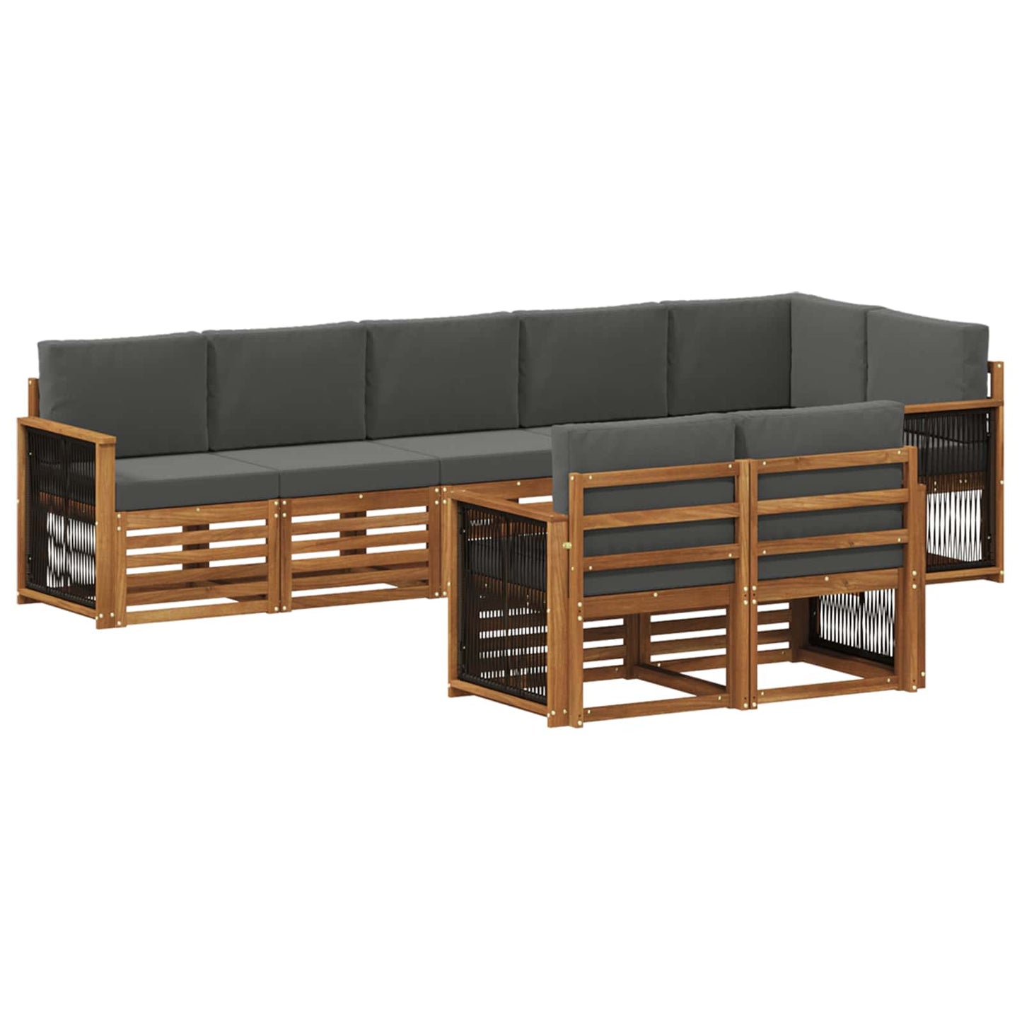 Sofa-Sets Massief Acaciahout is nu te koop bij PeponiXL, paradijselijk wonen!