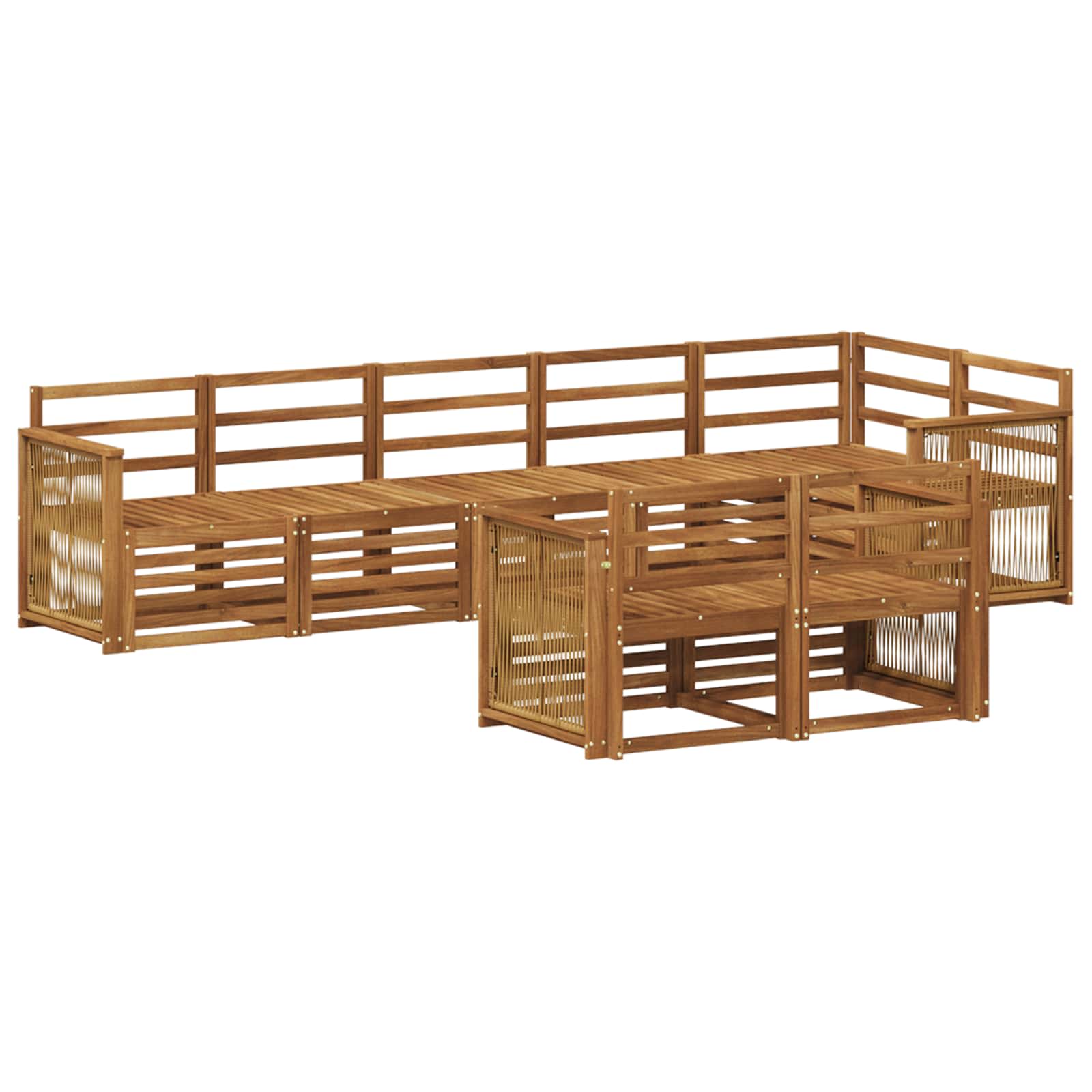 Sofa-Sets Massief Acaciahout is nu te koop bij PeponiXL, paradijselijk wonen!