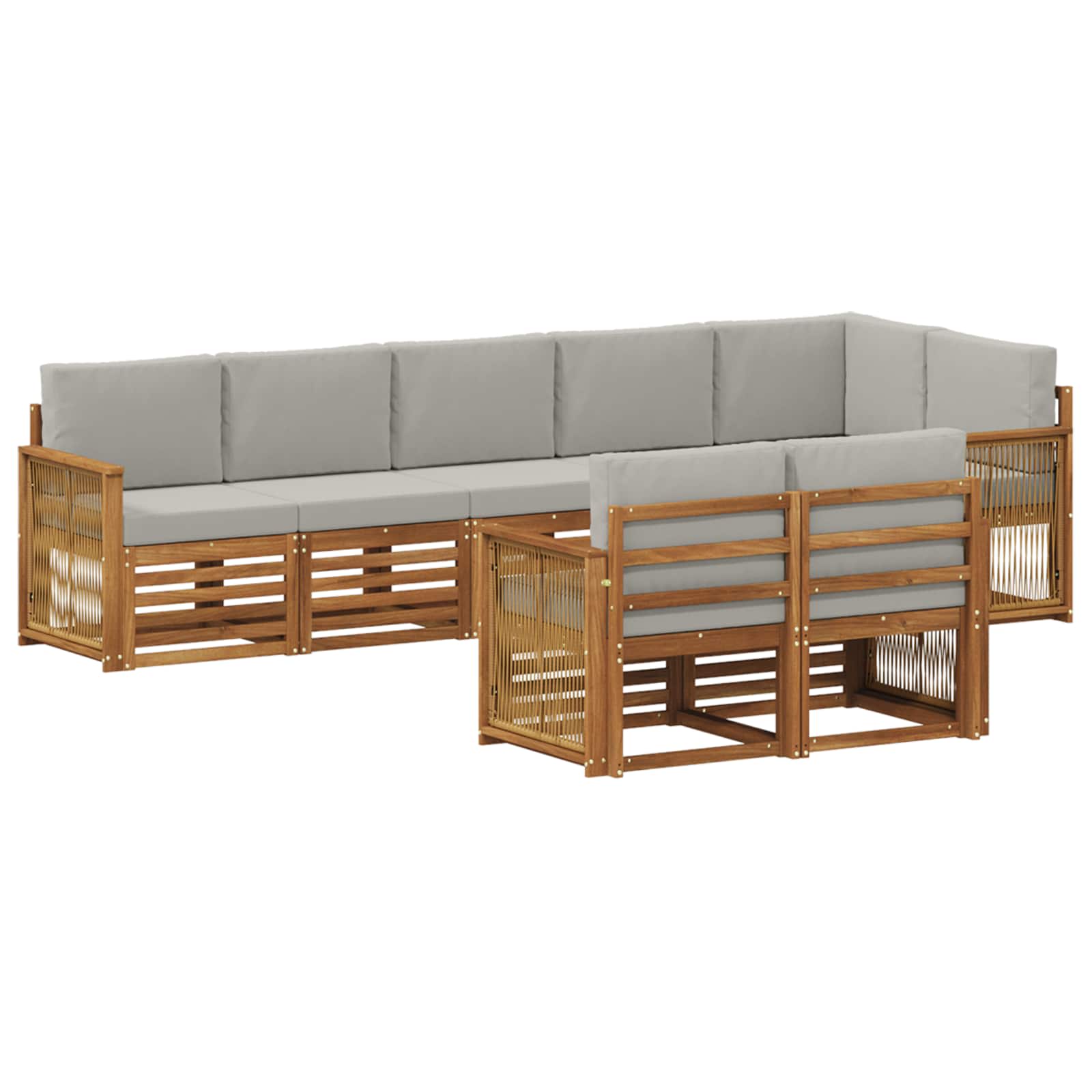 Sofa-Sets Massief Acaciahout is nu te koop bij PeponiXL, paradijselijk wonen!