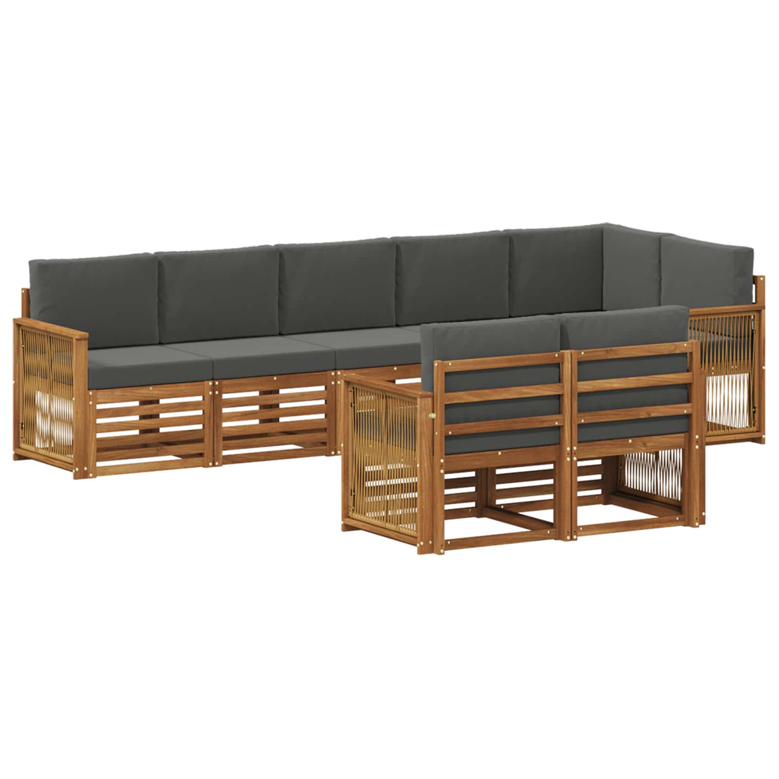 Sofa-Sets Massief Acaciahout is nu te koop bij PeponiXL, paradijselijk wonen!