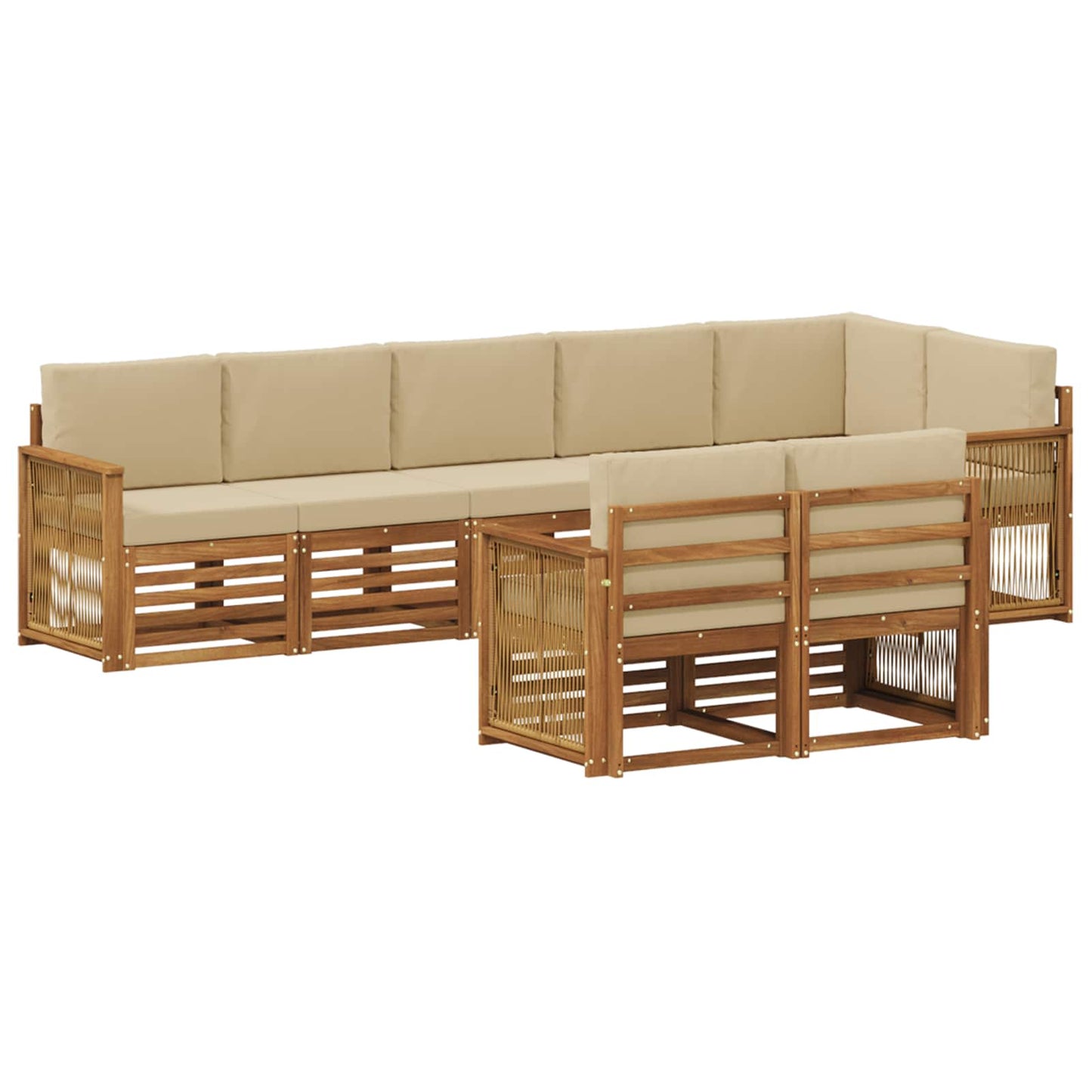 Sofa-Sets Massief Acaciahout is nu te koop bij PeponiXL, paradijselijk wonen!