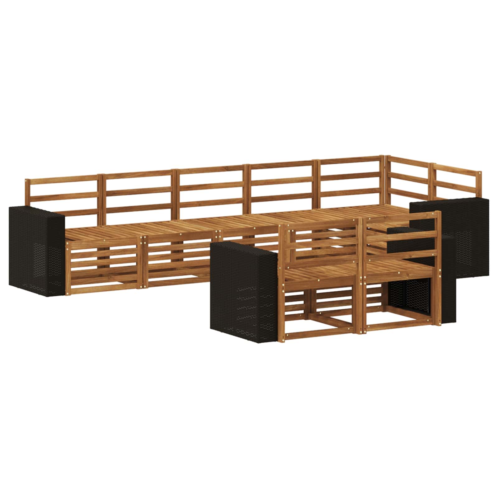 Sofa-Sets Massief Acaciahout is nu te koop bij PeponiXL, paradijselijk wonen!