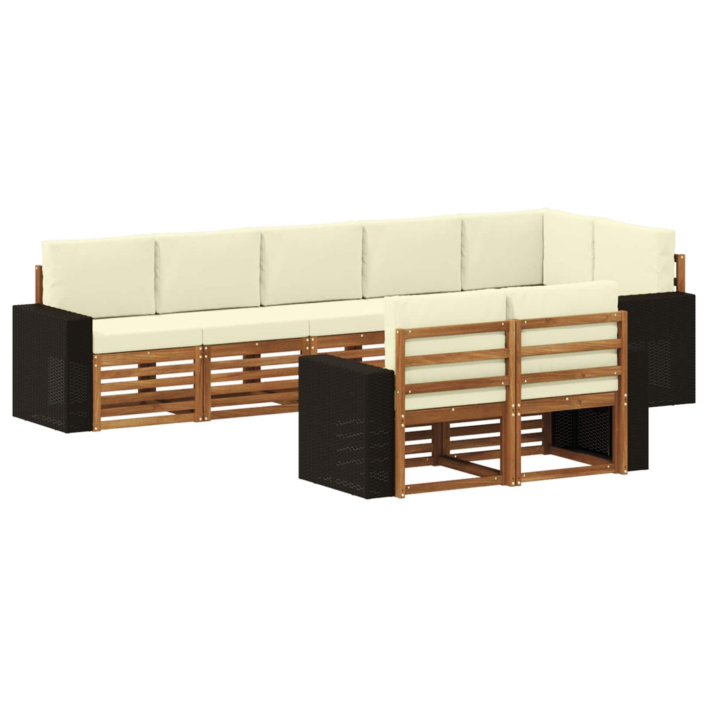Sofa-Sets Massief Acaciahout is nu te koop bij PeponiXL, paradijselijk wonen!