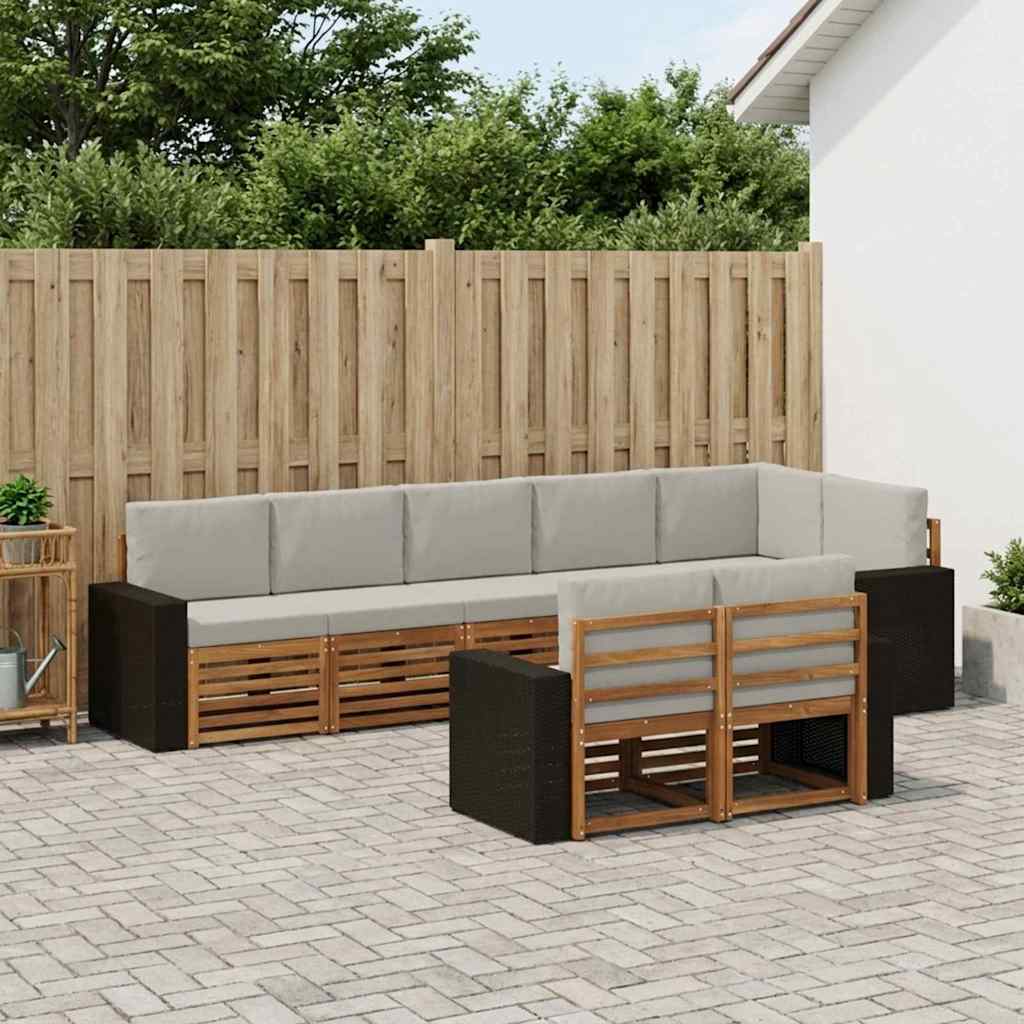 Sofa-Sets Massief Acaciahout is nu te koop bij PeponiXL, paradijselijk wonen!