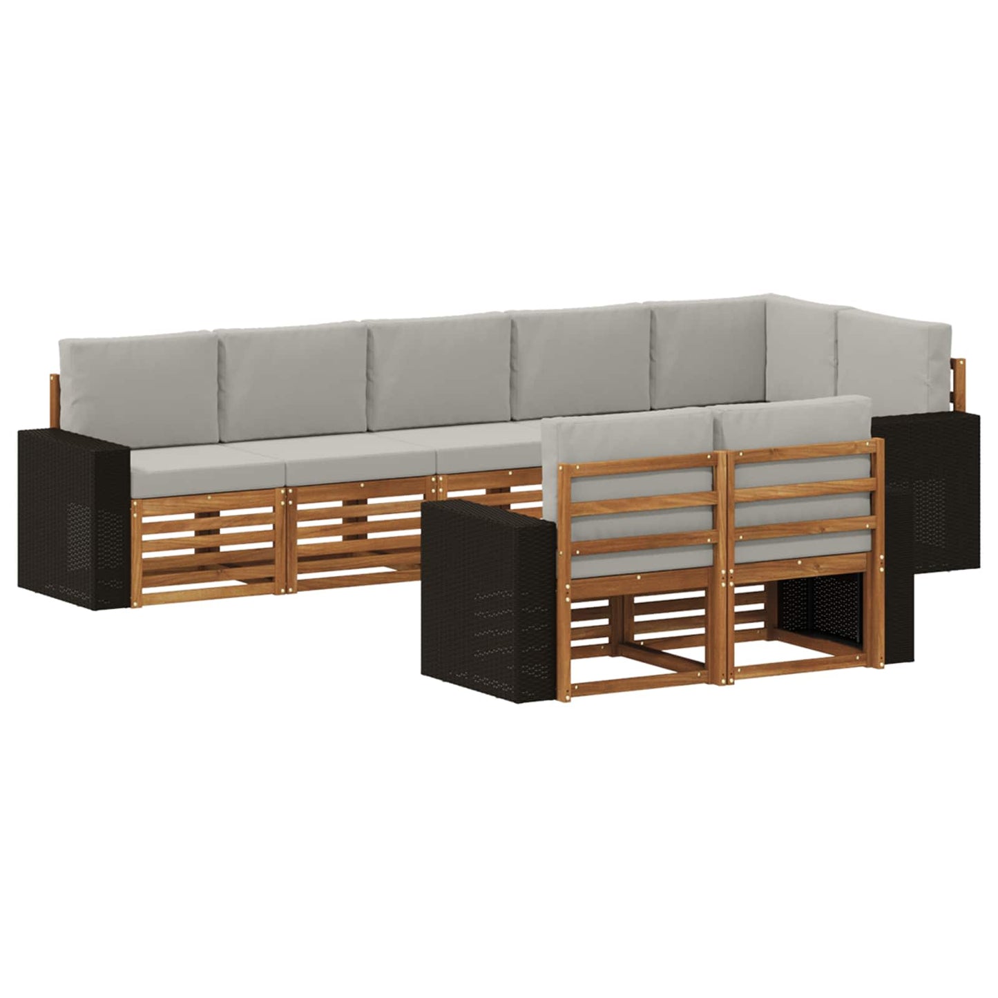 Sofa-Sets Massief Acaciahout is nu te koop bij PeponiXL, paradijselijk wonen!