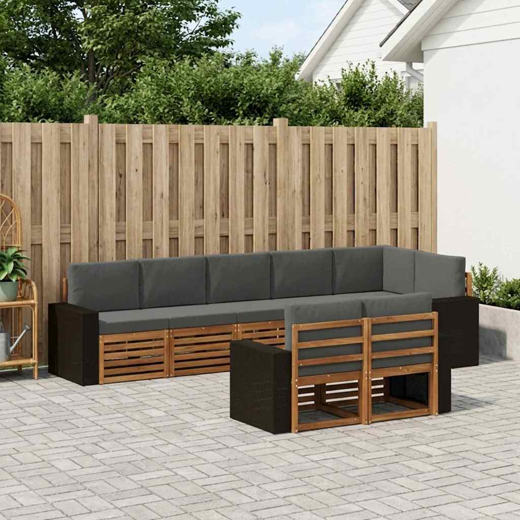 Sofa-Sets Massief Acaciahout is nu te koop bij PeponiXL, paradijselijk wonen!