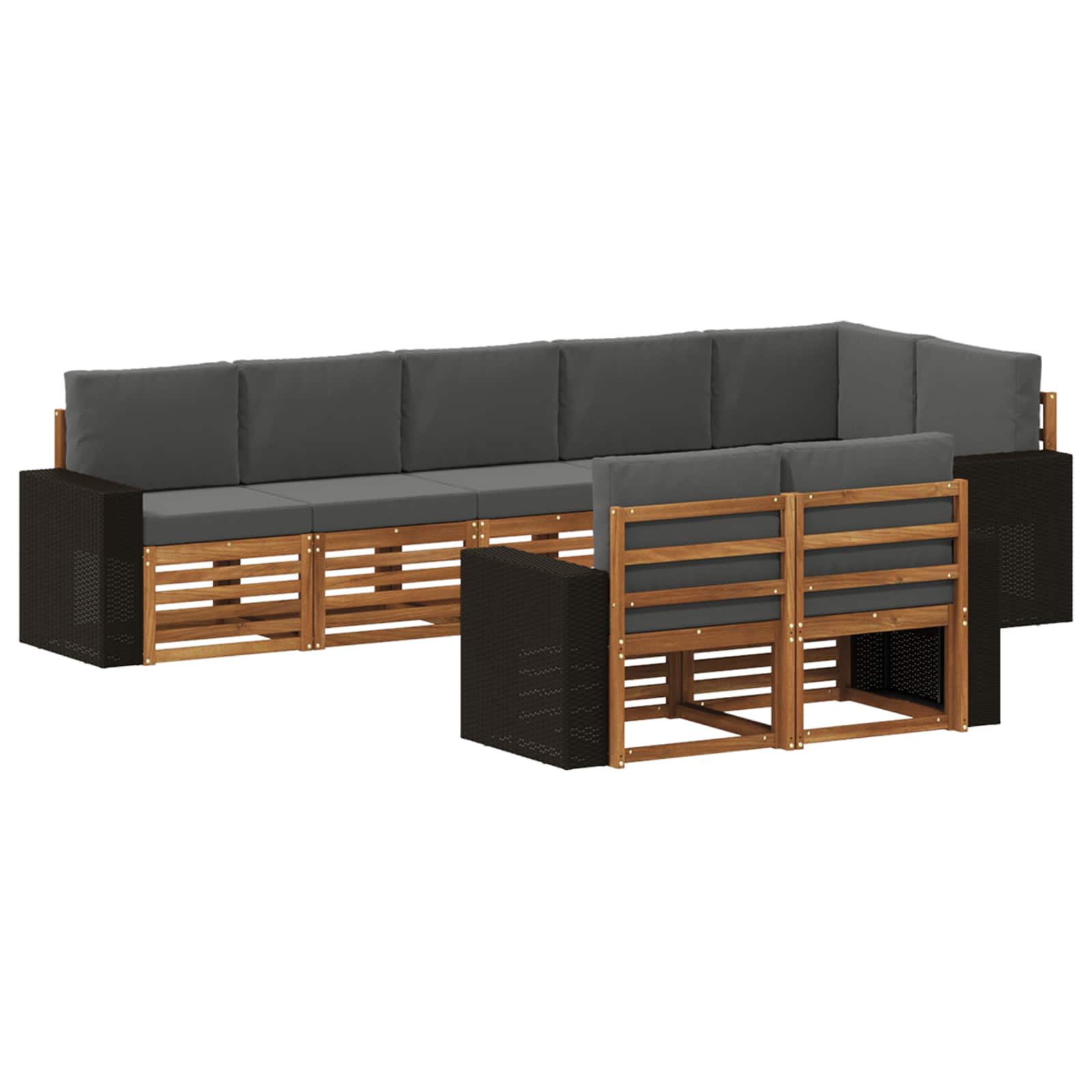 Sofa-Sets Massief Acaciahout is nu te koop bij PeponiXL, paradijselijk wonen!
