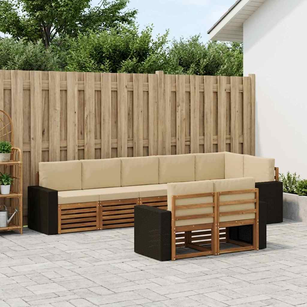 Sofa-Sets Massief Acaciahout is nu te koop bij PeponiXL, paradijselijk wonen!