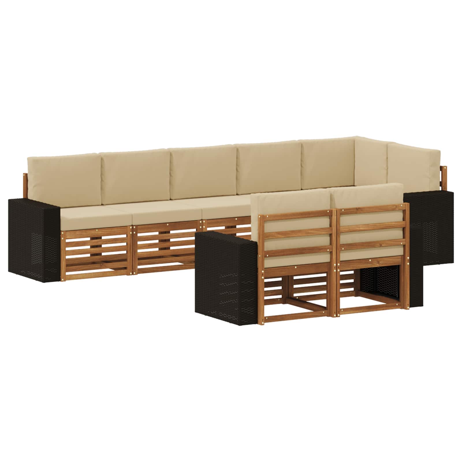 Sofa-Sets Massief Acaciahout is nu te koop bij PeponiXL, paradijselijk wonen!