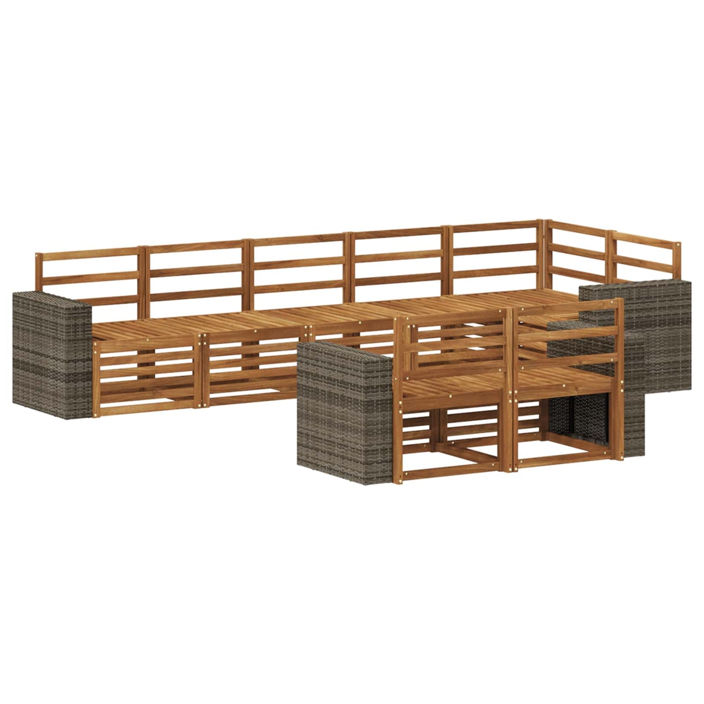 Sofa-Sets Massief Acaciahout is nu te koop bij PeponiXL, paradijselijk wonen!