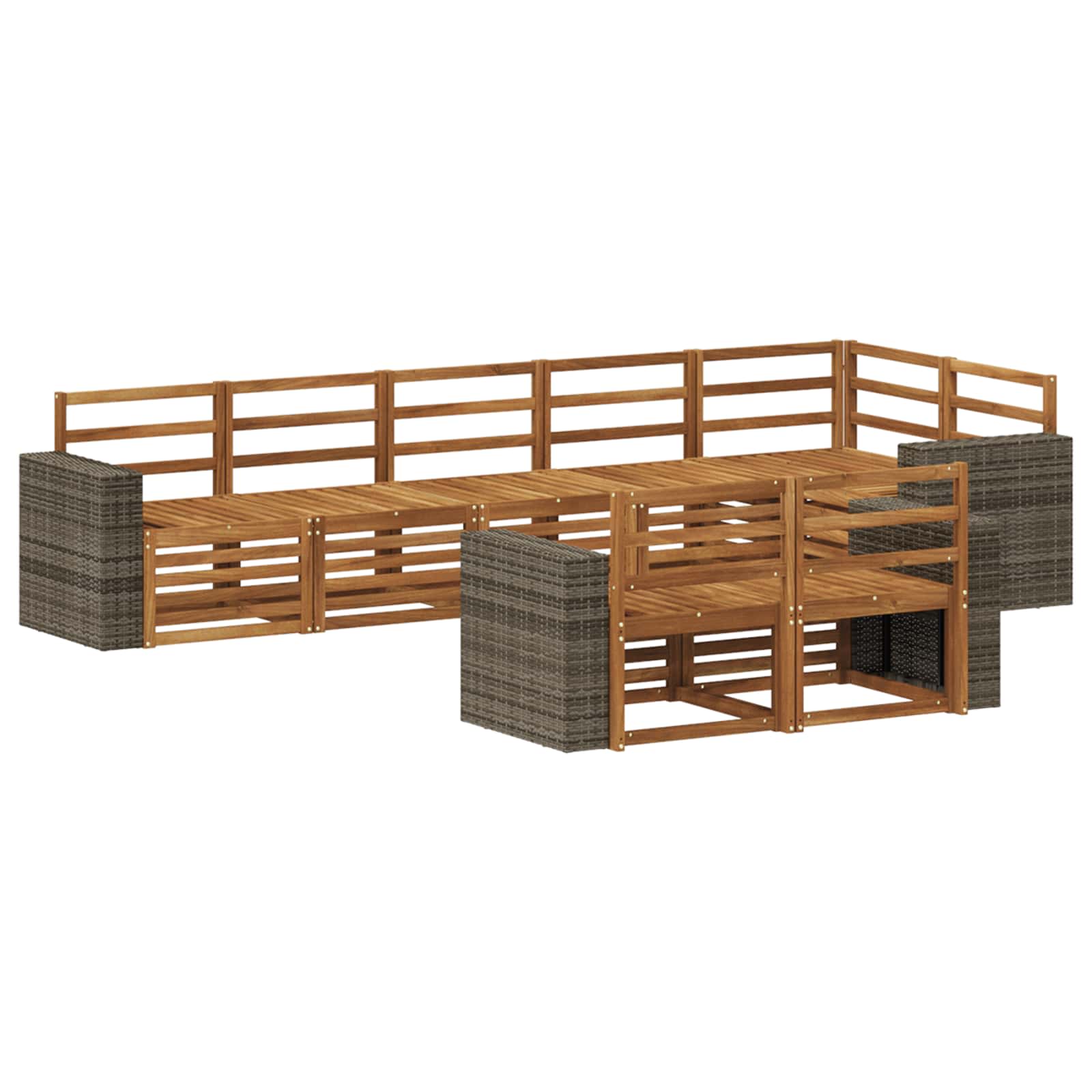 Sofa-Sets Massief Acaciahout is nu te koop bij PeponiXL, paradijselijk wonen!