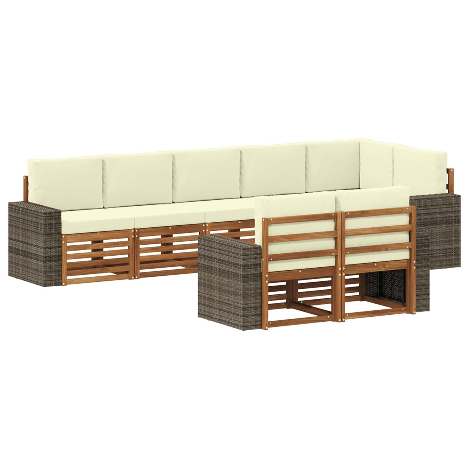 Sofa-Sets Massief Acaciahout is nu te koop bij PeponiXL, paradijselijk wonen!