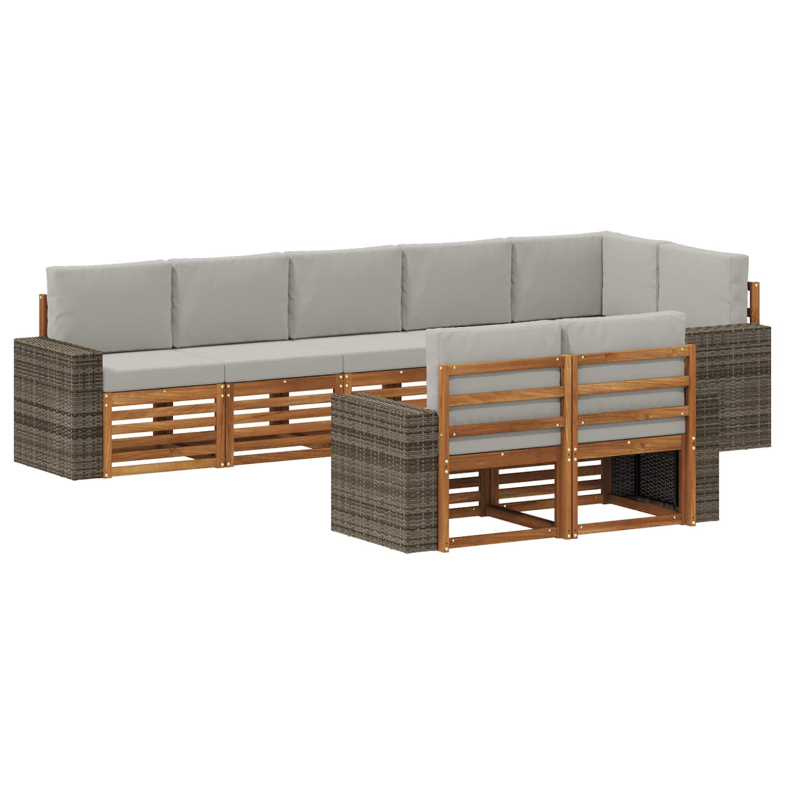 Sofa-Sets Massief Acaciahout is nu te koop bij PeponiXL, paradijselijk wonen!