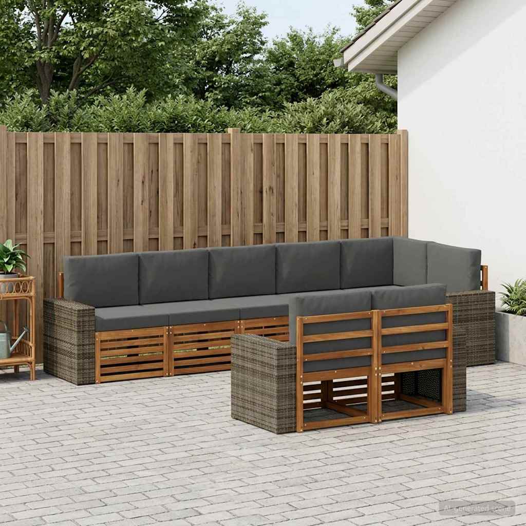 Sofa-Sets Massief Acaciahout is nu te koop bij PeponiXL, paradijselijk wonen!
