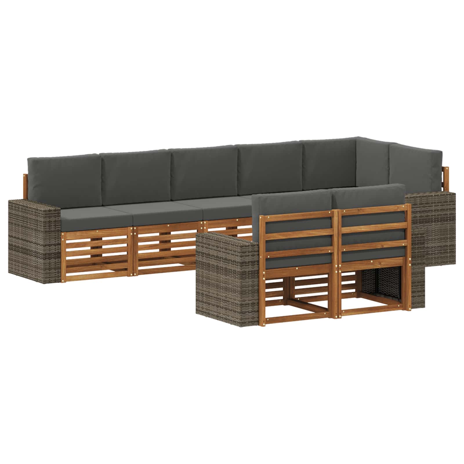 Sofa-Sets Massief Acaciahout is nu te koop bij PeponiXL, paradijselijk wonen!