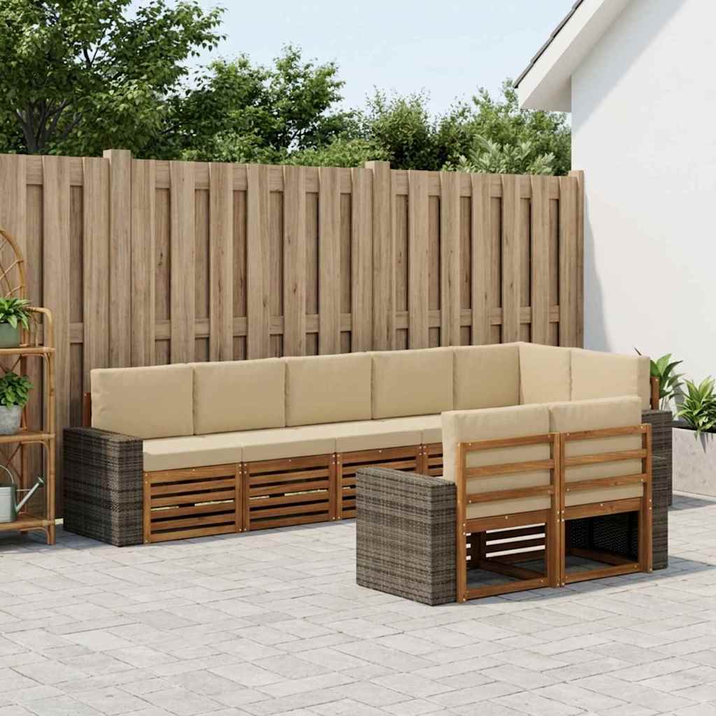 Sofa-Sets Massief Acaciahout is nu te koop bij PeponiXL, paradijselijk wonen!