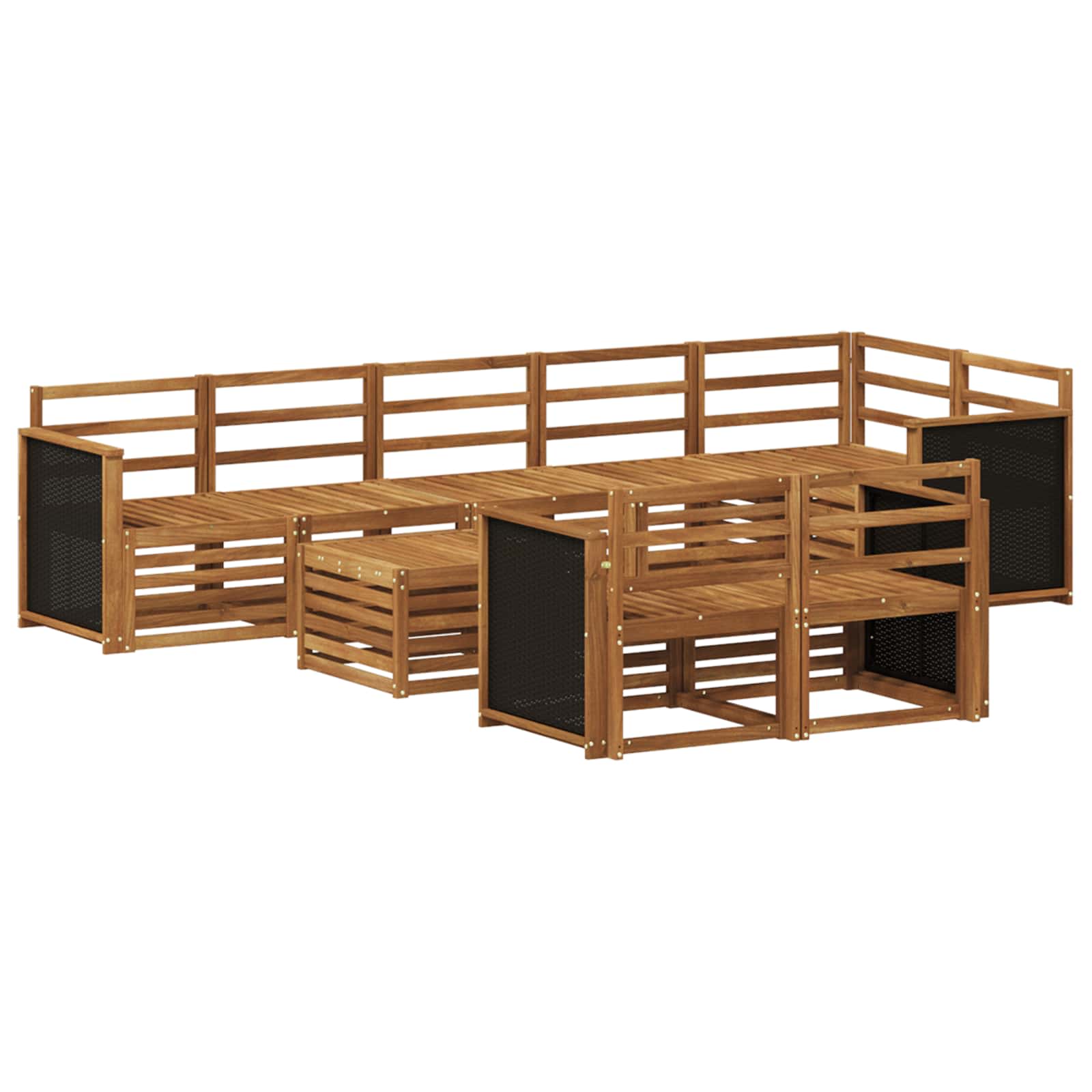 Sofa-Sets Massief Acaciahout is nu te koop bij PeponiXL, paradijselijk wonen!