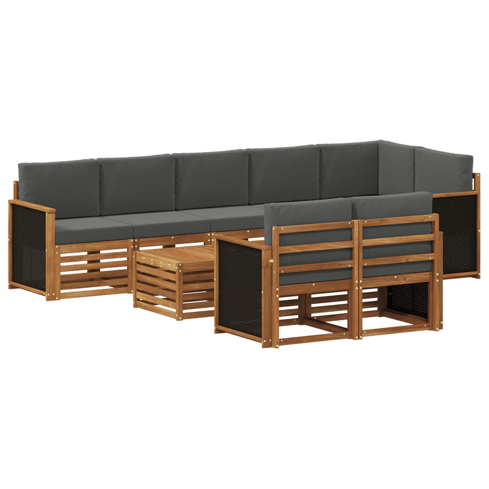 Sofa-Sets Massief Acaciahout is nu te koop bij PeponiXL, paradijselijk wonen!