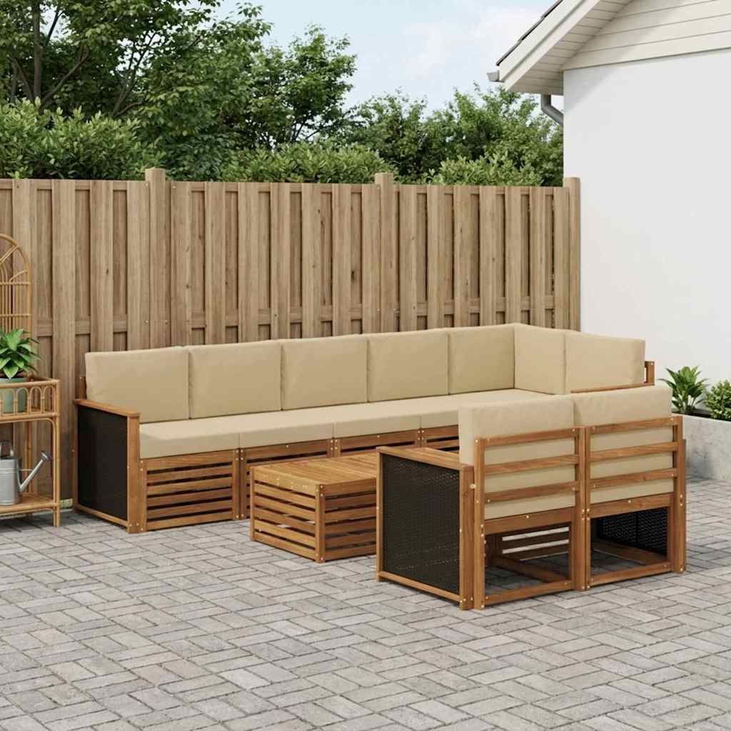 Sofa-Sets Massief Acaciahout is nu te koop bij PeponiXL, paradijselijk wonen!