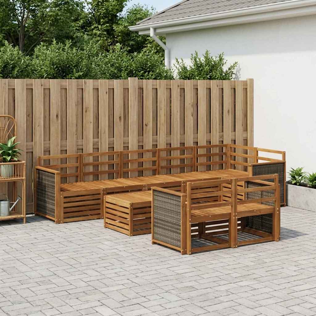 Sofa-Sets Massief Acaciahout is nu te koop bij PeponiXL, paradijselijk wonen!