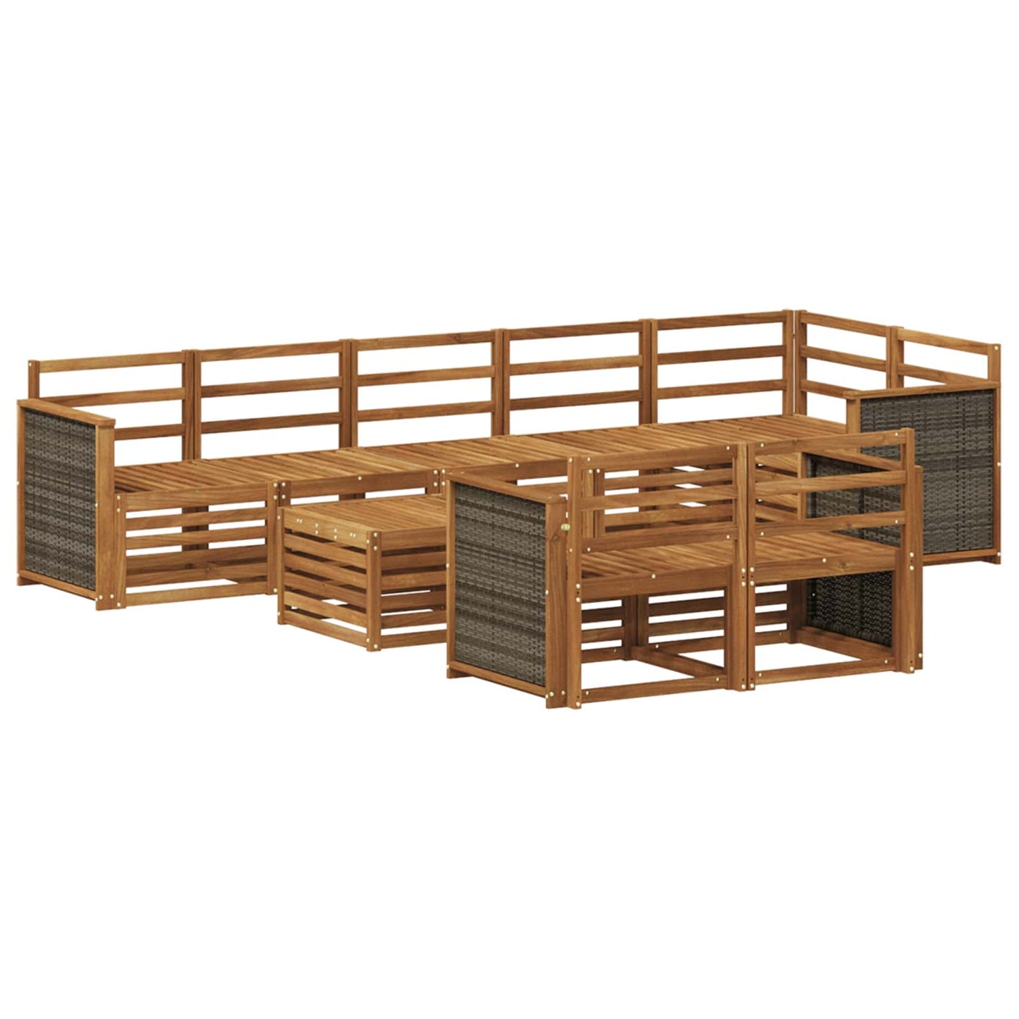 Sofa-Sets Massief Acaciahout is nu te koop bij PeponiXL, paradijselijk wonen!