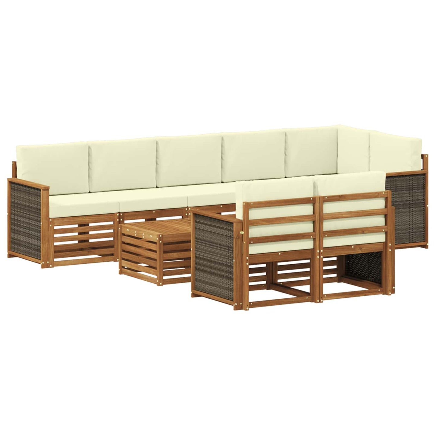 Sofa-Sets Massief Acaciahout is nu te koop bij PeponiXL, paradijselijk wonen!