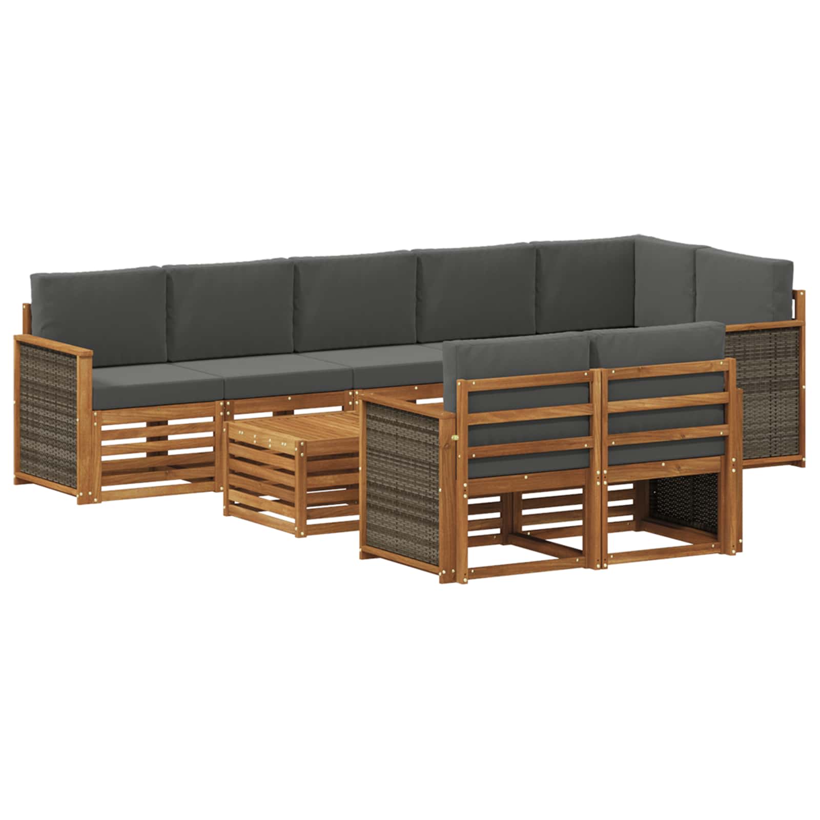 Sofa-Sets Massief Acaciahout is nu te koop bij PeponiXL, paradijselijk wonen!