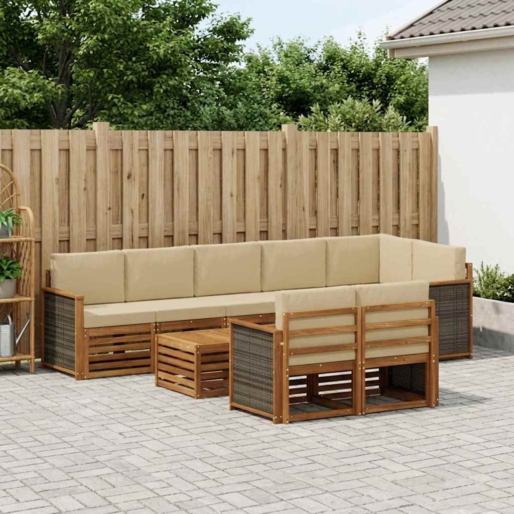 Sofa-Sets Massief Acaciahout is nu te koop bij PeponiXL, paradijselijk wonen!