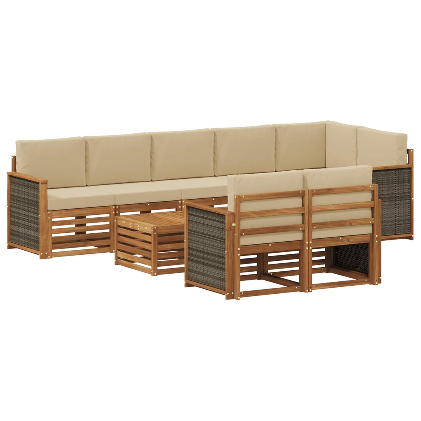 Sofa-Sets Massief Acaciahout is nu te koop bij PeponiXL, paradijselijk wonen!