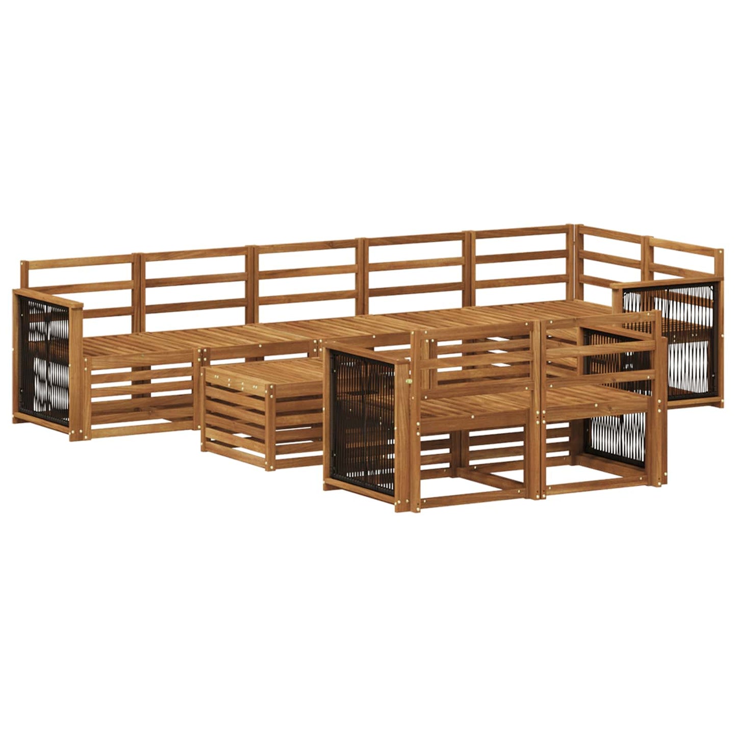 Sofa-Sets Massief Acaciahout is nu te koop bij PeponiXL, paradijselijk wonen!