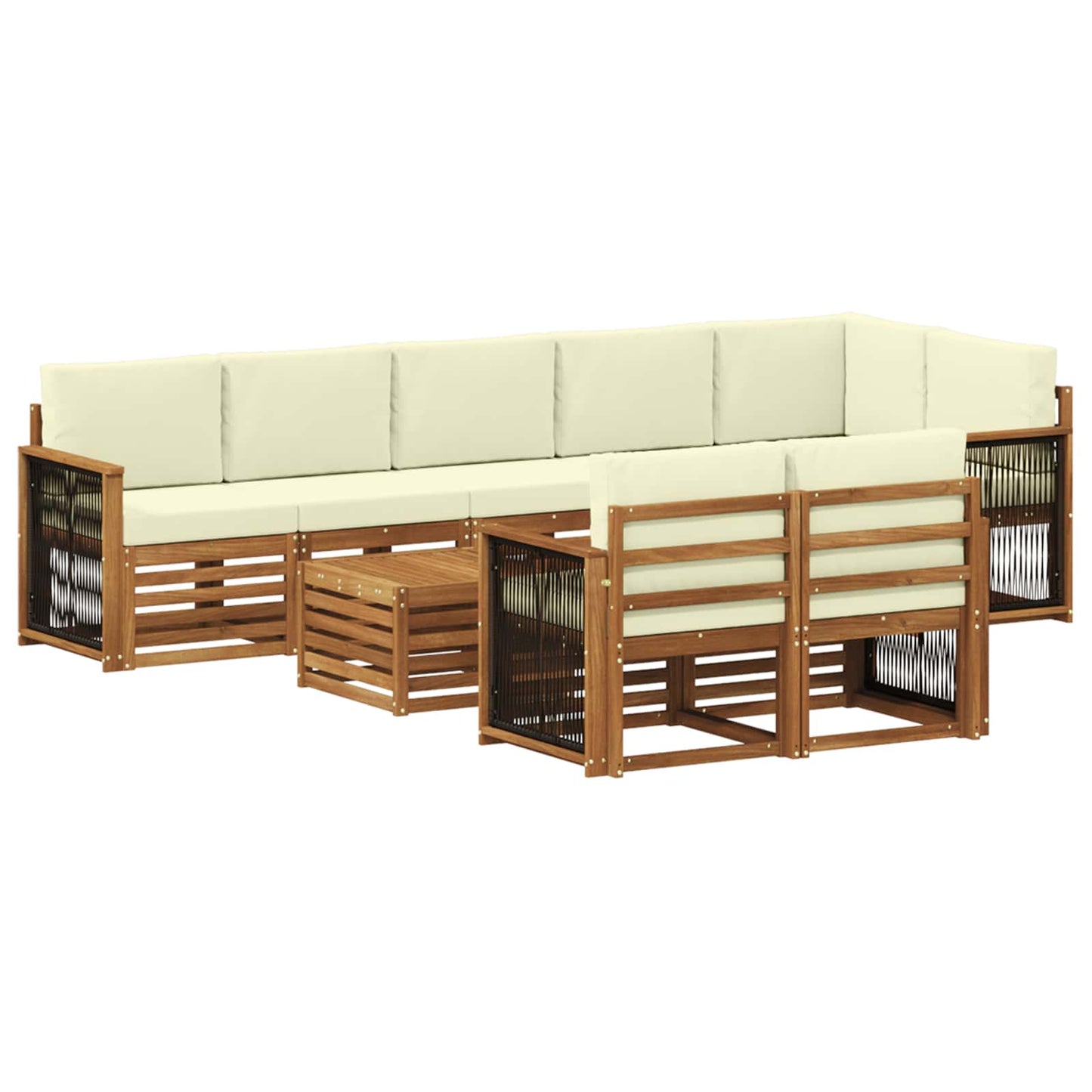 Sofa-Sets Massief Acaciahout is nu te koop bij PeponiXL, paradijselijk wonen!