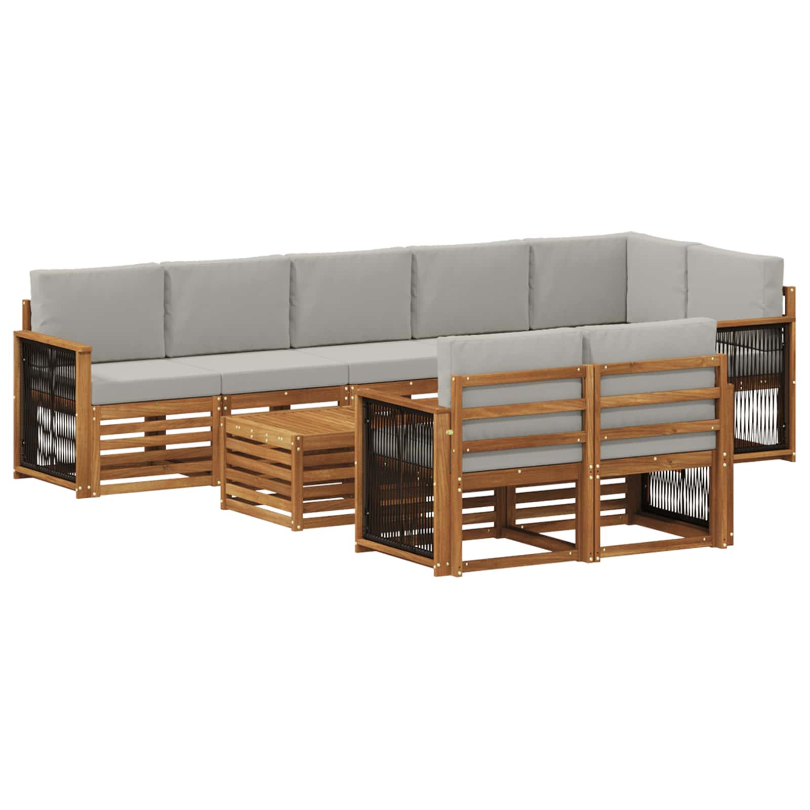 Sofa-Sets Massief Acaciahout is nu te koop bij PeponiXL, paradijselijk wonen!