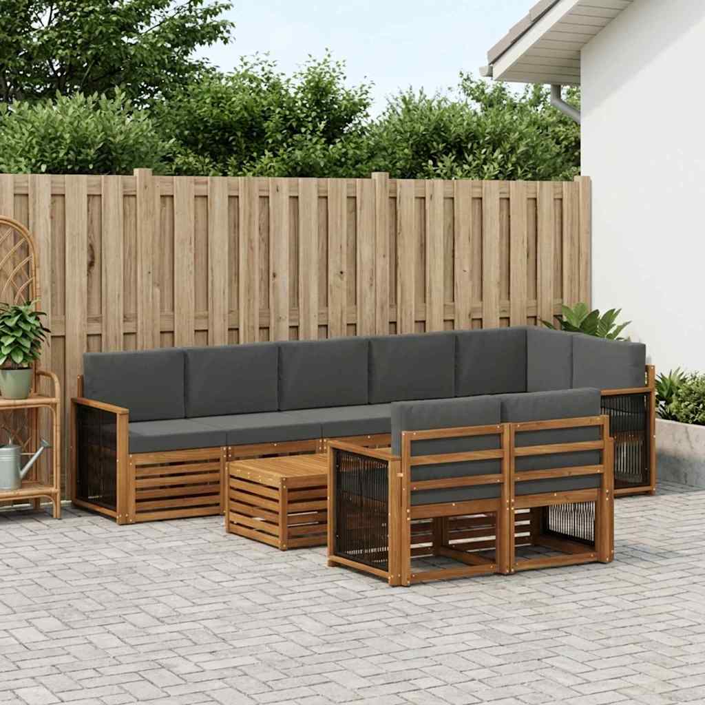 Sofa-Sets Massief Acaciahout is nu te koop bij PeponiXL, paradijselijk wonen!