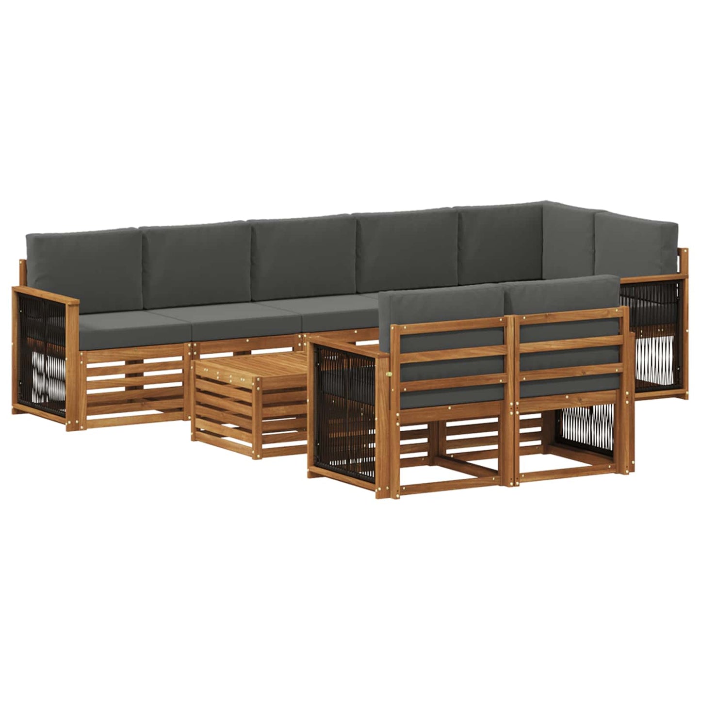 Sofa-Sets Massief Acaciahout is nu te koop bij PeponiXL, paradijselijk wonen!