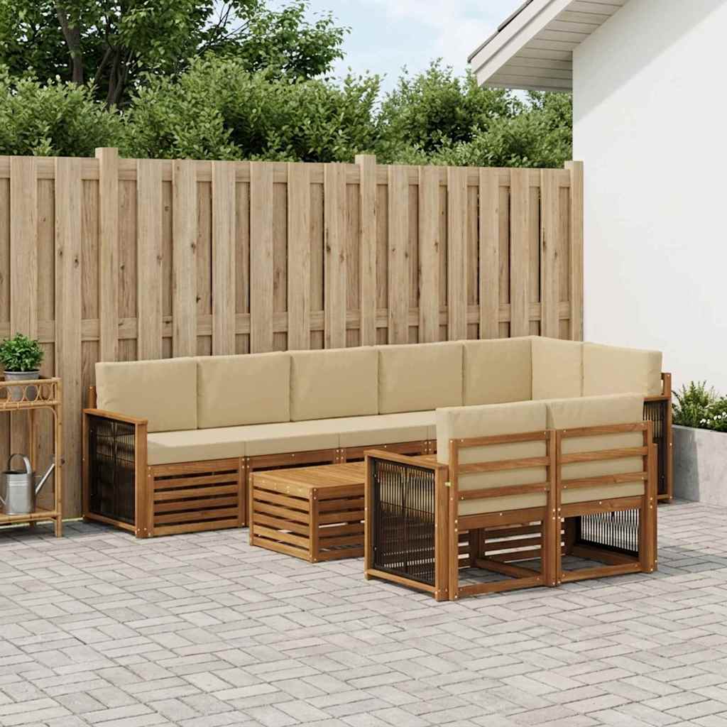 Sofa-Sets Massief Acaciahout is nu te koop bij PeponiXL, paradijselijk wonen!