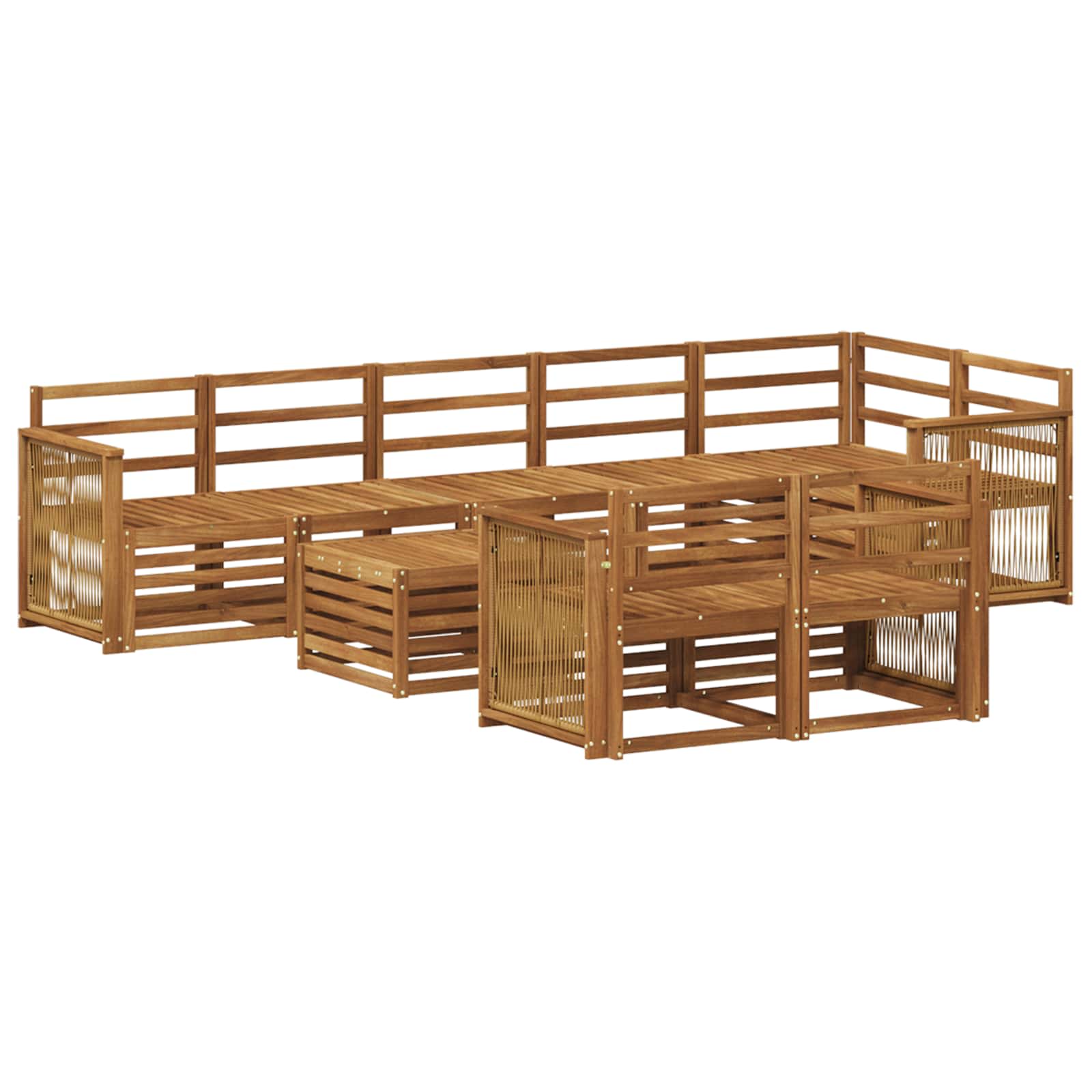 Sofa-Sets Massief Acaciahout is nu te koop bij PeponiXL, paradijselijk wonen!