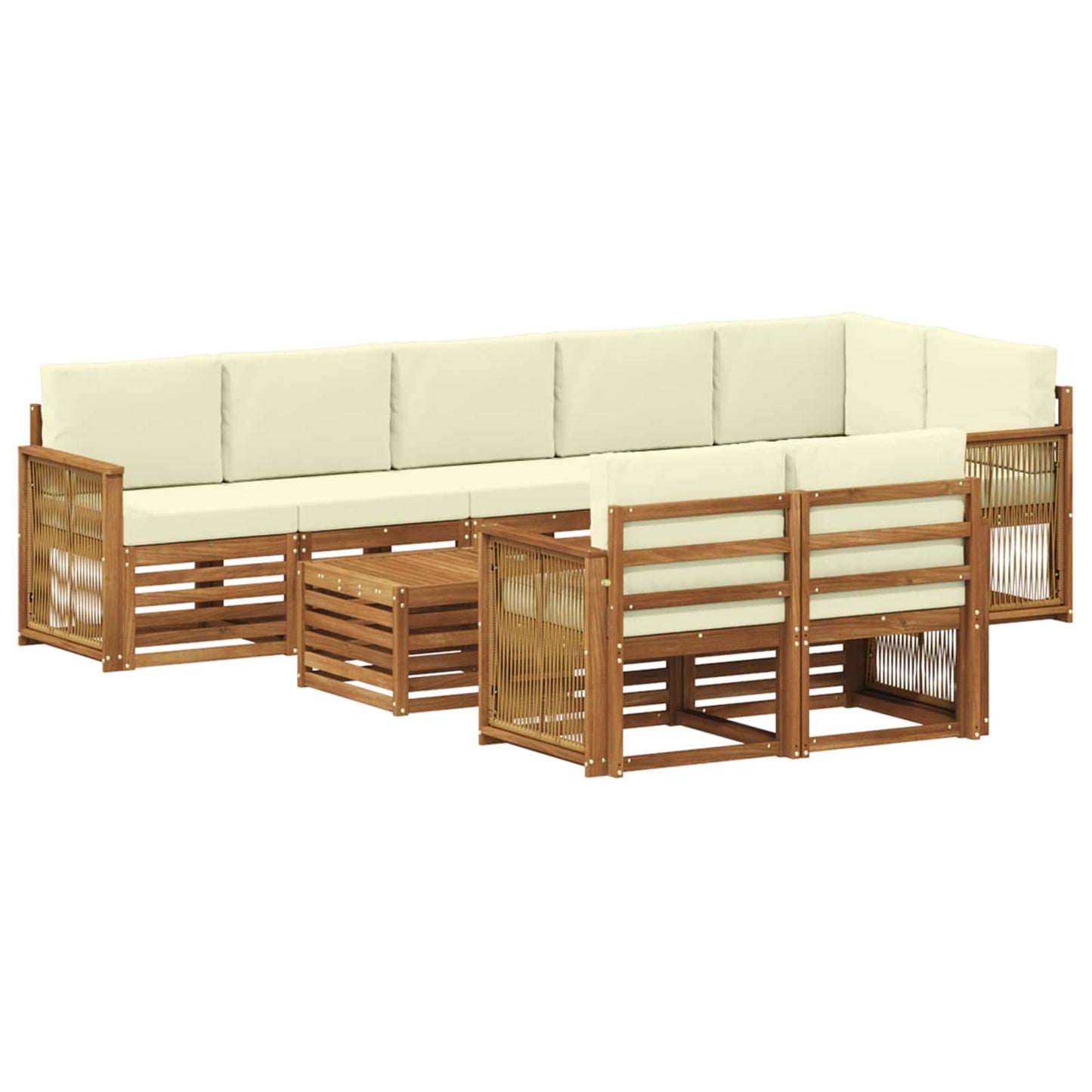 Sofa-Sets Massief Acaciahout is nu te koop bij PeponiXL, paradijselijk wonen!