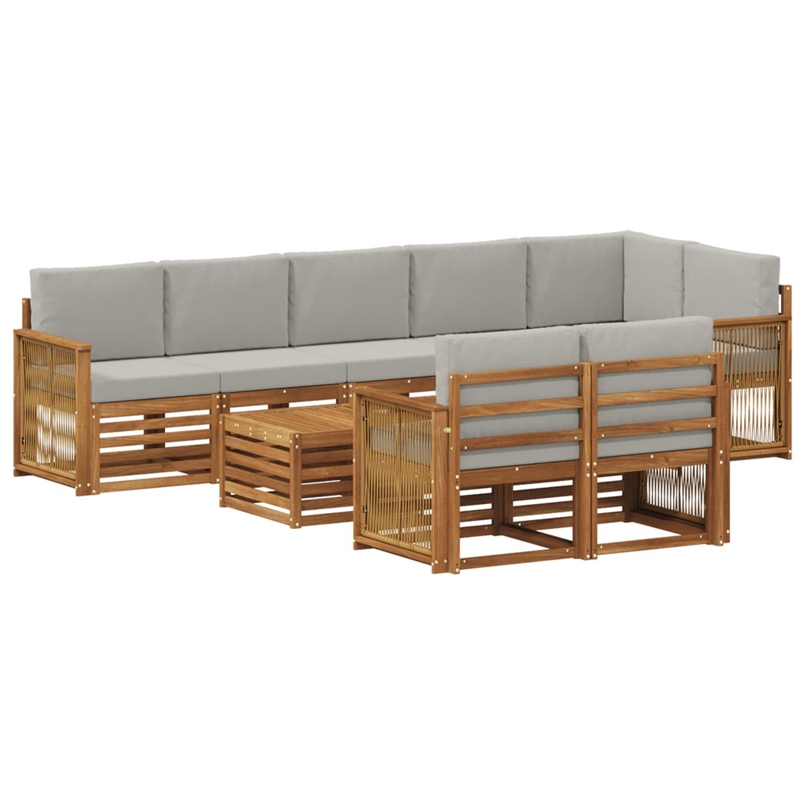 Sofa-Sets Massief Acaciahout is nu te koop bij PeponiXL, paradijselijk wonen!