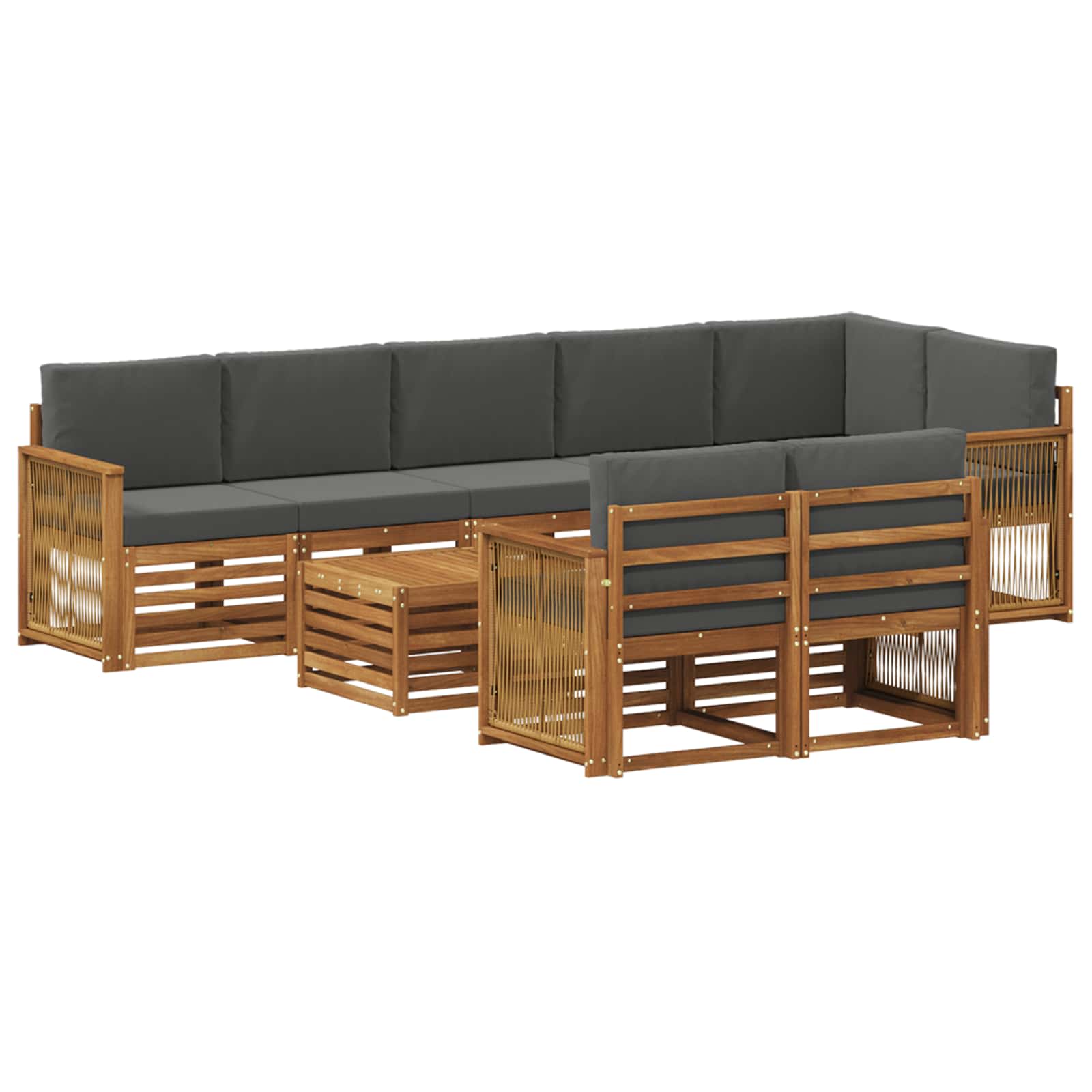 Sofa-Sets Massief Acaciahout is nu te koop bij PeponiXL, paradijselijk wonen!