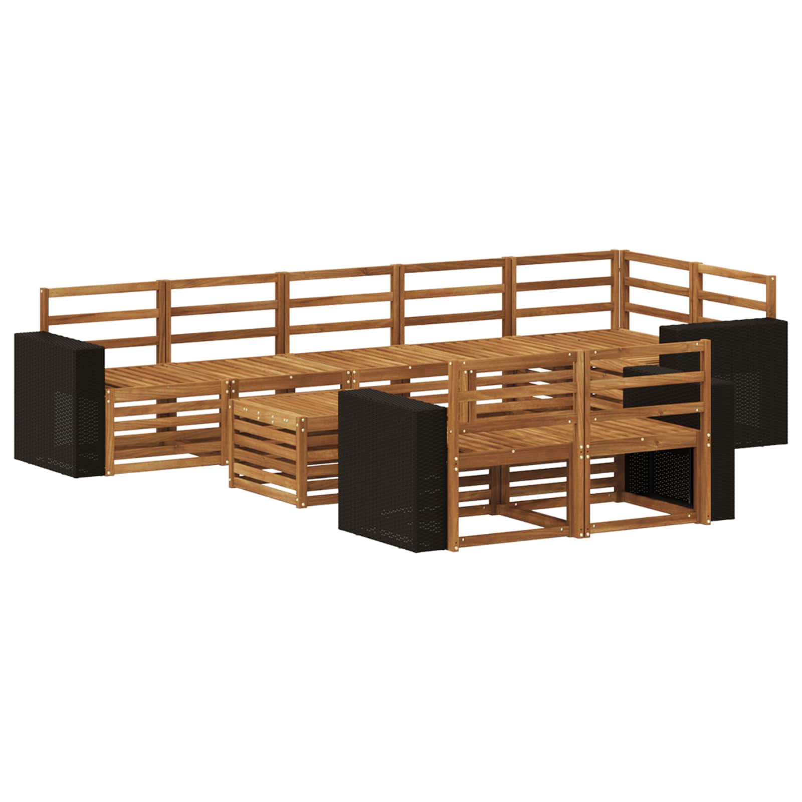 Sofa-Sets Massief Acaciahout is nu te koop bij PeponiXL, paradijselijk wonen!