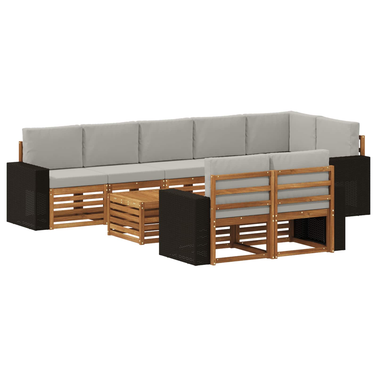 Sofa-Sets Massief Acaciahout is nu te koop bij PeponiXL, paradijselijk wonen!