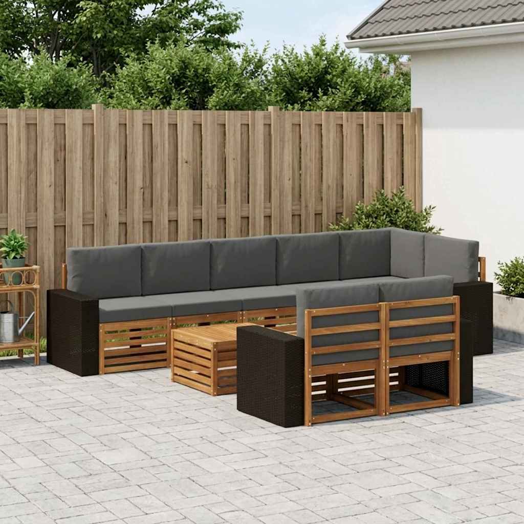 Sofa-Sets Massief Acaciahout is nu te koop bij PeponiXL, paradijselijk wonen!