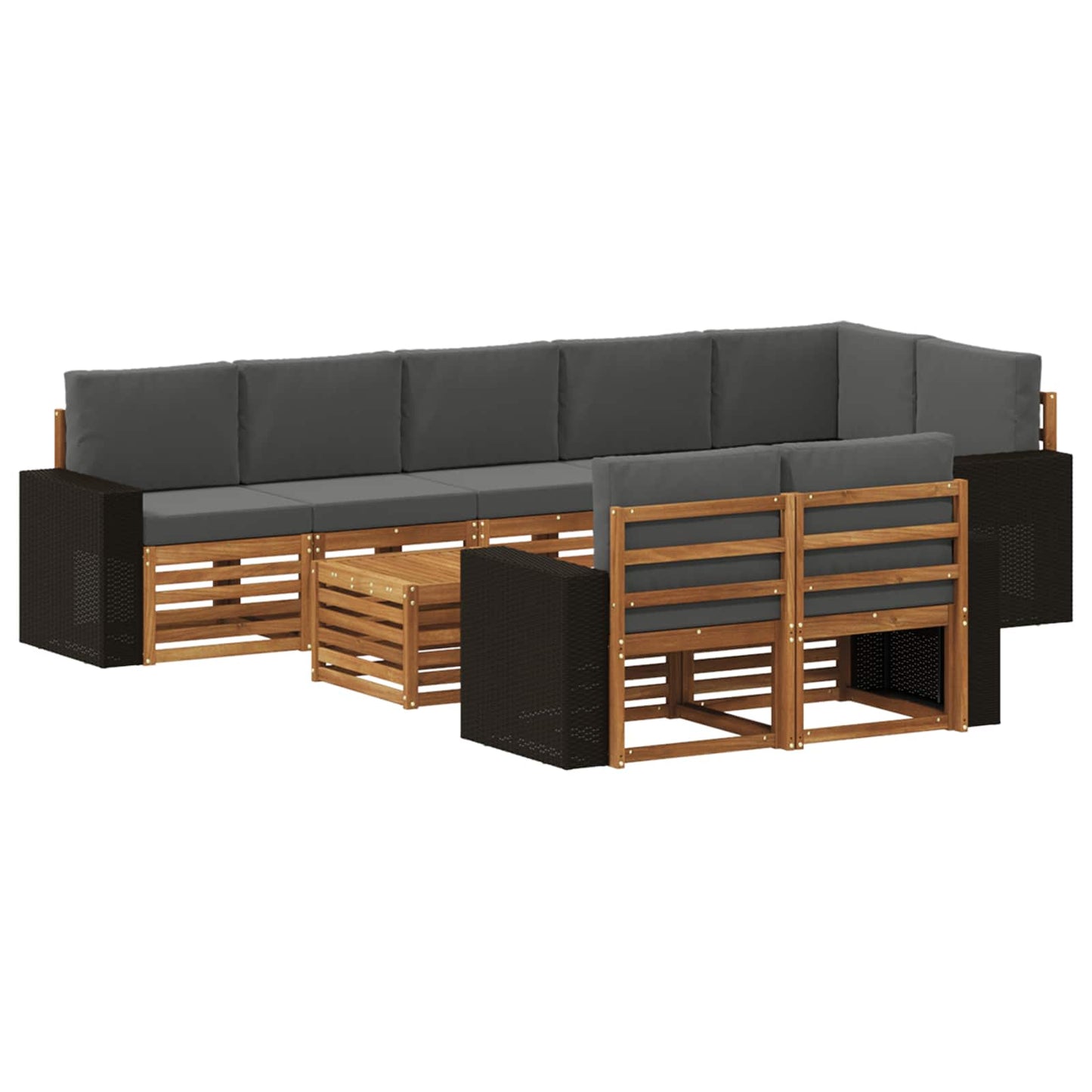 Sofa-Sets Massief Acaciahout is nu te koop bij PeponiXL, paradijselijk wonen!