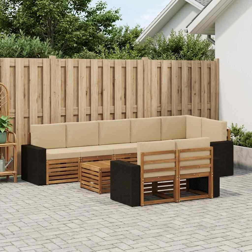 Sofa-Sets Massief Acaciahout is nu te koop bij PeponiXL, paradijselijk wonen!
