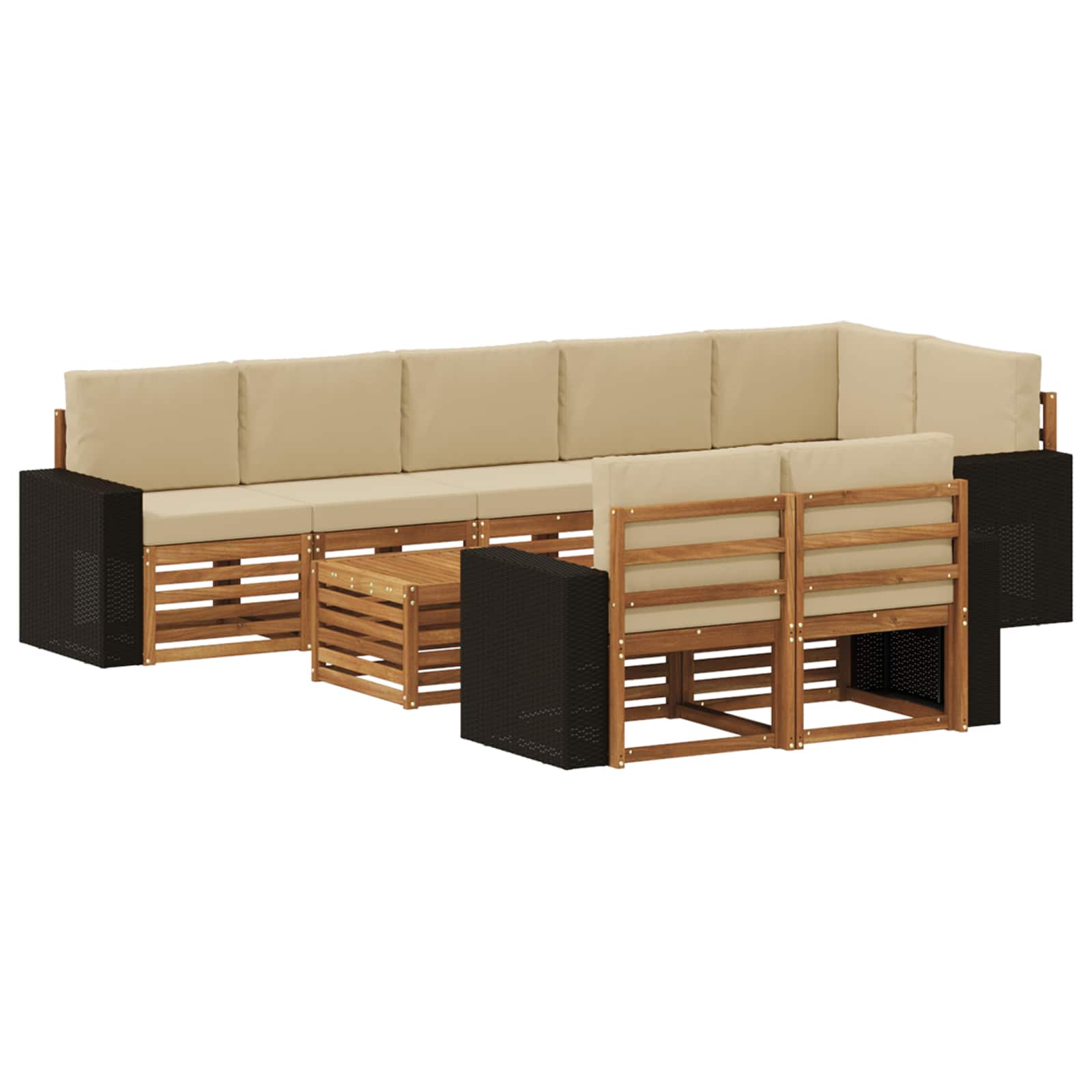 Sofa-Sets Massief Acaciahout is nu te koop bij PeponiXL, paradijselijk wonen!